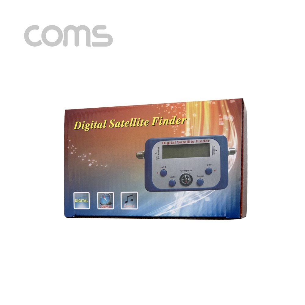 Coms 디지털 위성 신호 탐지기 / SAT Finder / Satellite / 파인더 / 나침반 / LED
