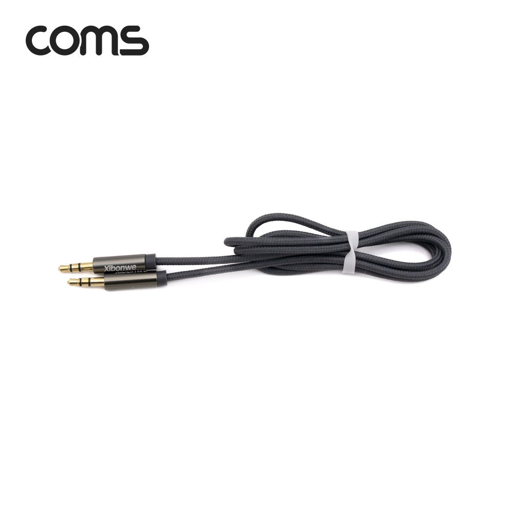 Coms 3극 스테레오/AUX 케이블 (M/M) 1M