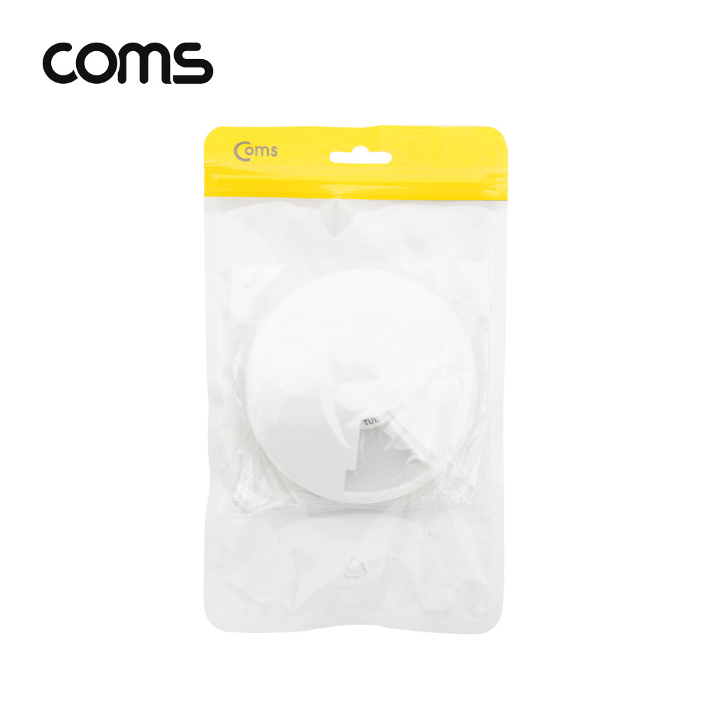 Coms 회전 알약 케이스(원형/7칸) / 요일별 / 화이트