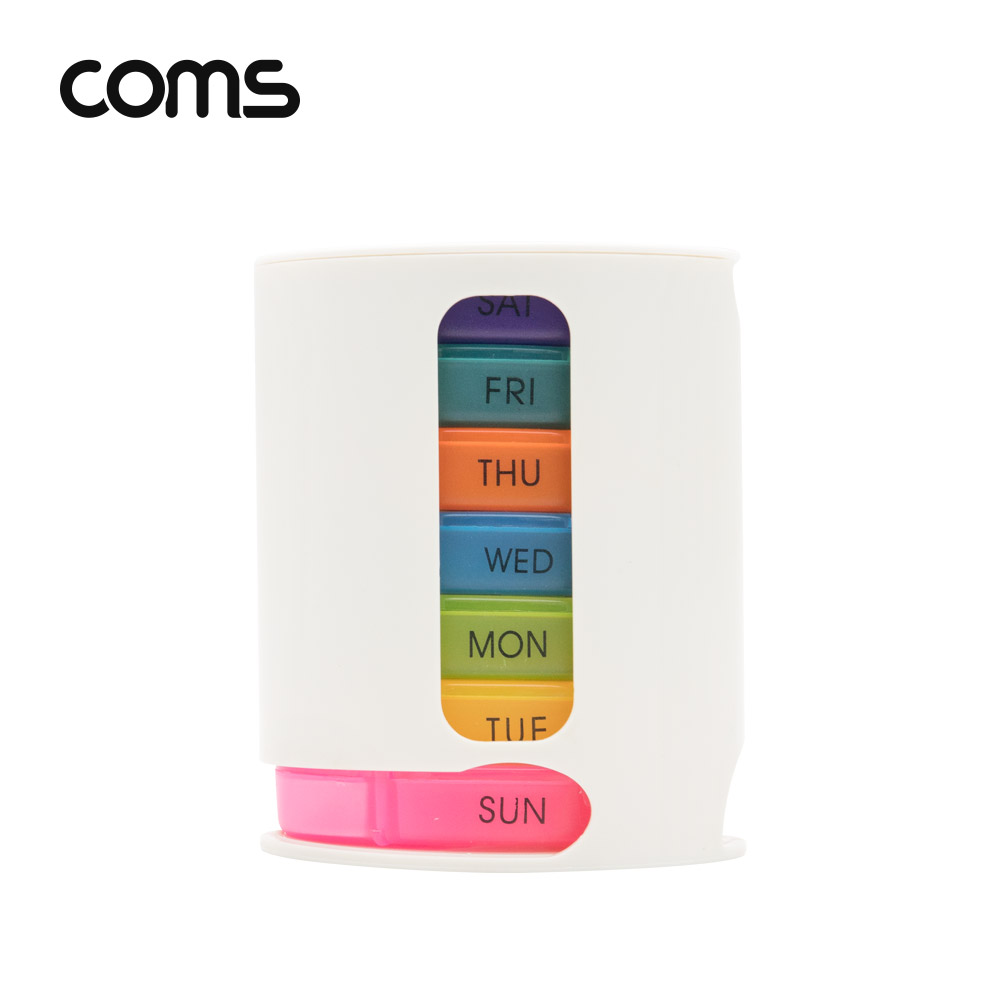 Coms 층별 알약 케이스(7칸) / 요일별