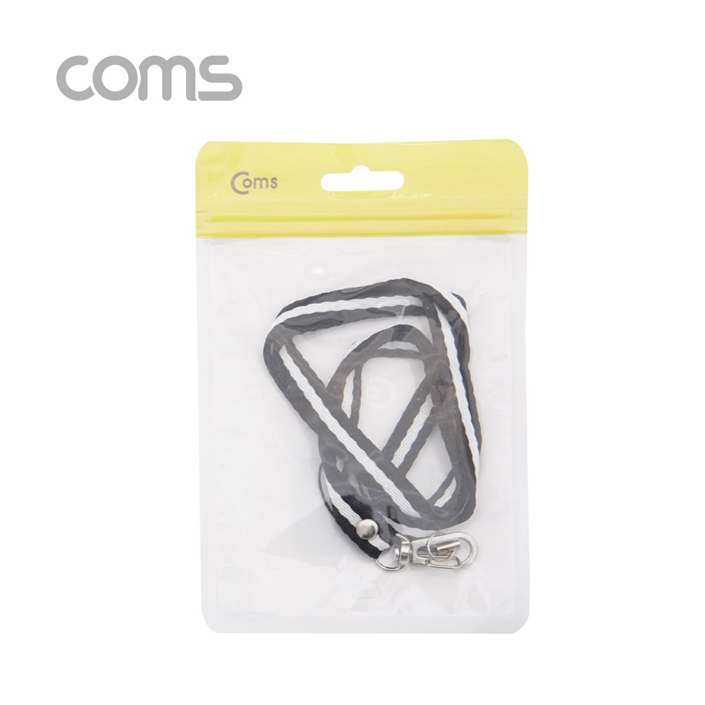 Coms 스트랩 고리 / 넥 스트랩 / Black / 45cm