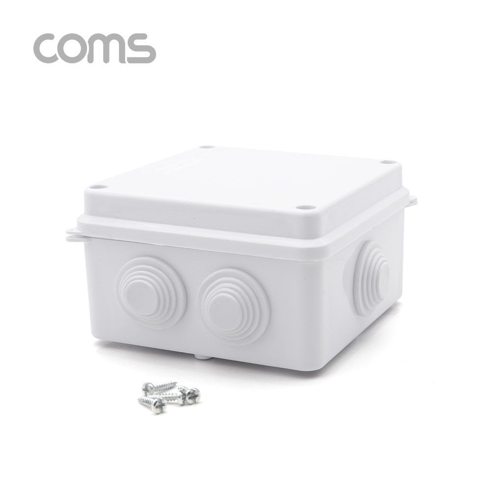 Coms 방수 케이스 플라스틱 몰딩 / 내부 10cm x 10cm x 6.3cm