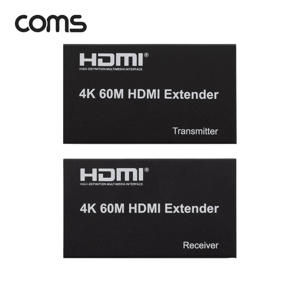 Coms HDMI 리피터(RJ45) 60M / 4K@30Hz 지원