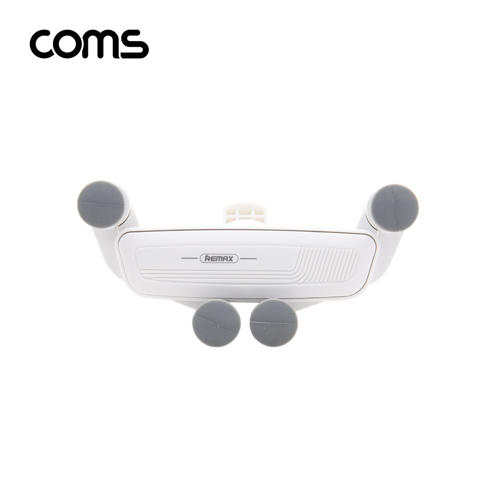 Coms 차량용 스마트폰 거치대 / 송풍구, 에어컨 설치 / White