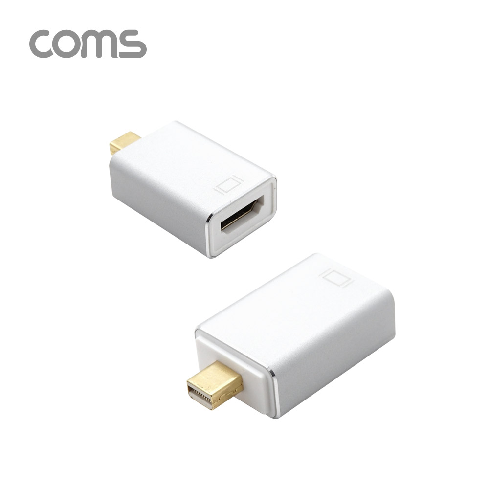 Coms 디스플레이 포트 컨버터 젠더형 MDP(M)/HDMI(F) Mini DP to HDMI