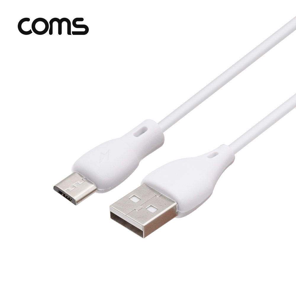 Coms Micro 5P 케이블 1M, 충전/데이터 전송, 안드로이드