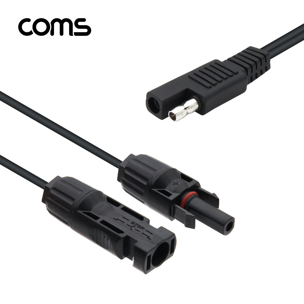 Coms SAE-MC4 케이블 60cm / 태양광 패널 케이블 / 방수