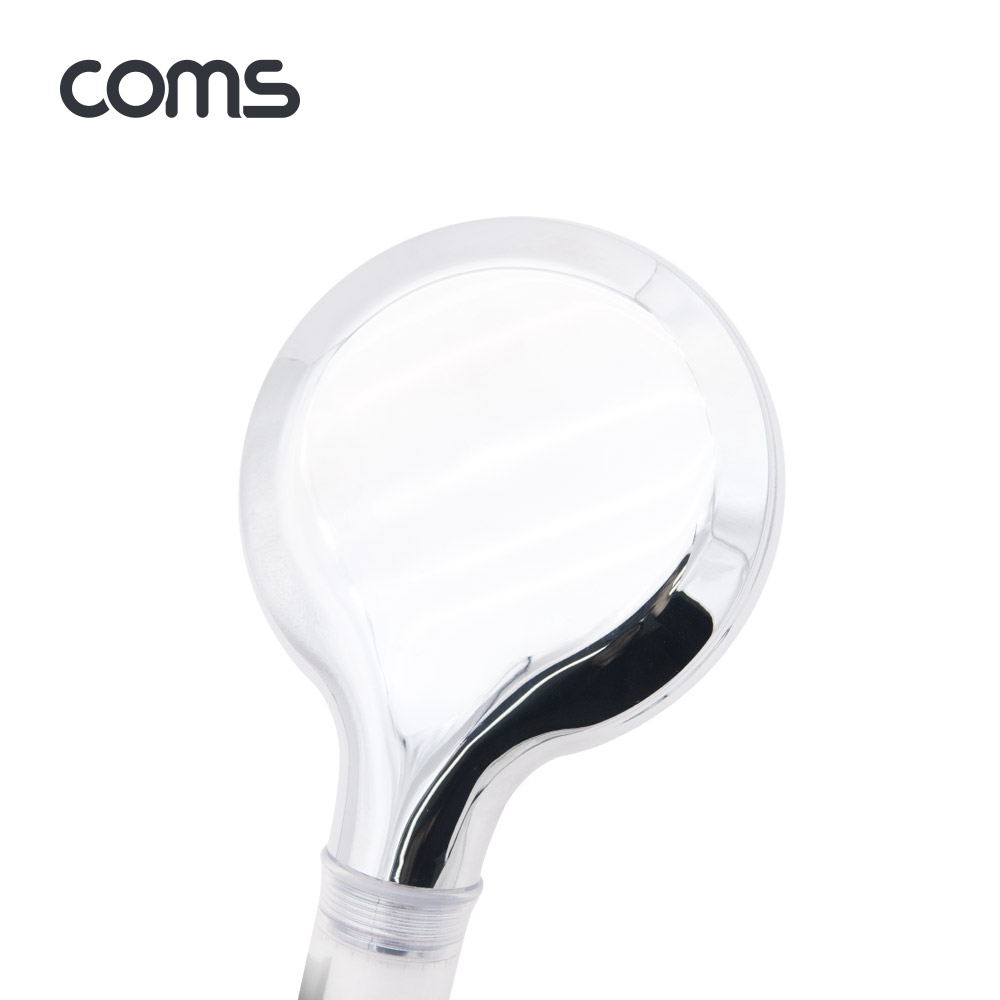 Coms 힐링 에너지볼 샤워기 / 5단 물줄기 조절 / 퀀텀 에너지볼 10g / 은나노 항균볼 5g