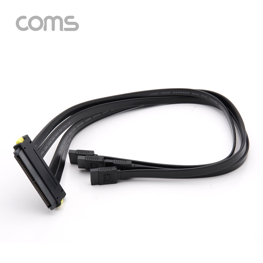 Coms SAS 32P (SFF-8484/SATA x4) 케이블 50cm, 내장형