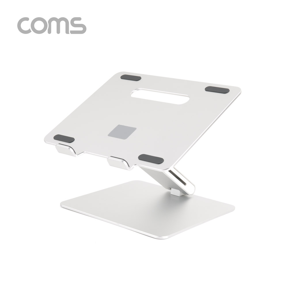 Coms 알루미늄 노트북 거치대 / 스탠드 / 받침대 / 접이식 / 각도조절