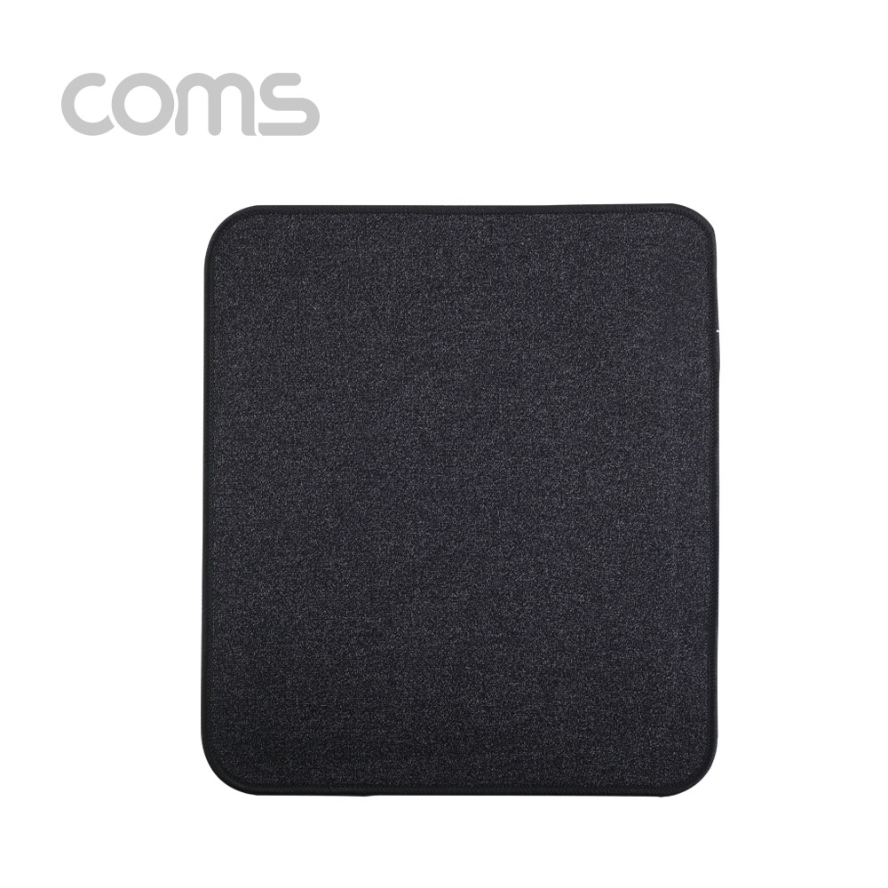 Coms 패브릭 마우스 패드 / Black / 300 x 250 x 3 (mm) / 블랙 컬러
