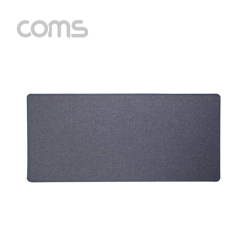 Coms 패브릭 키보드 패드 / Gray / 300 x 700 x 3 (mm) / 회색