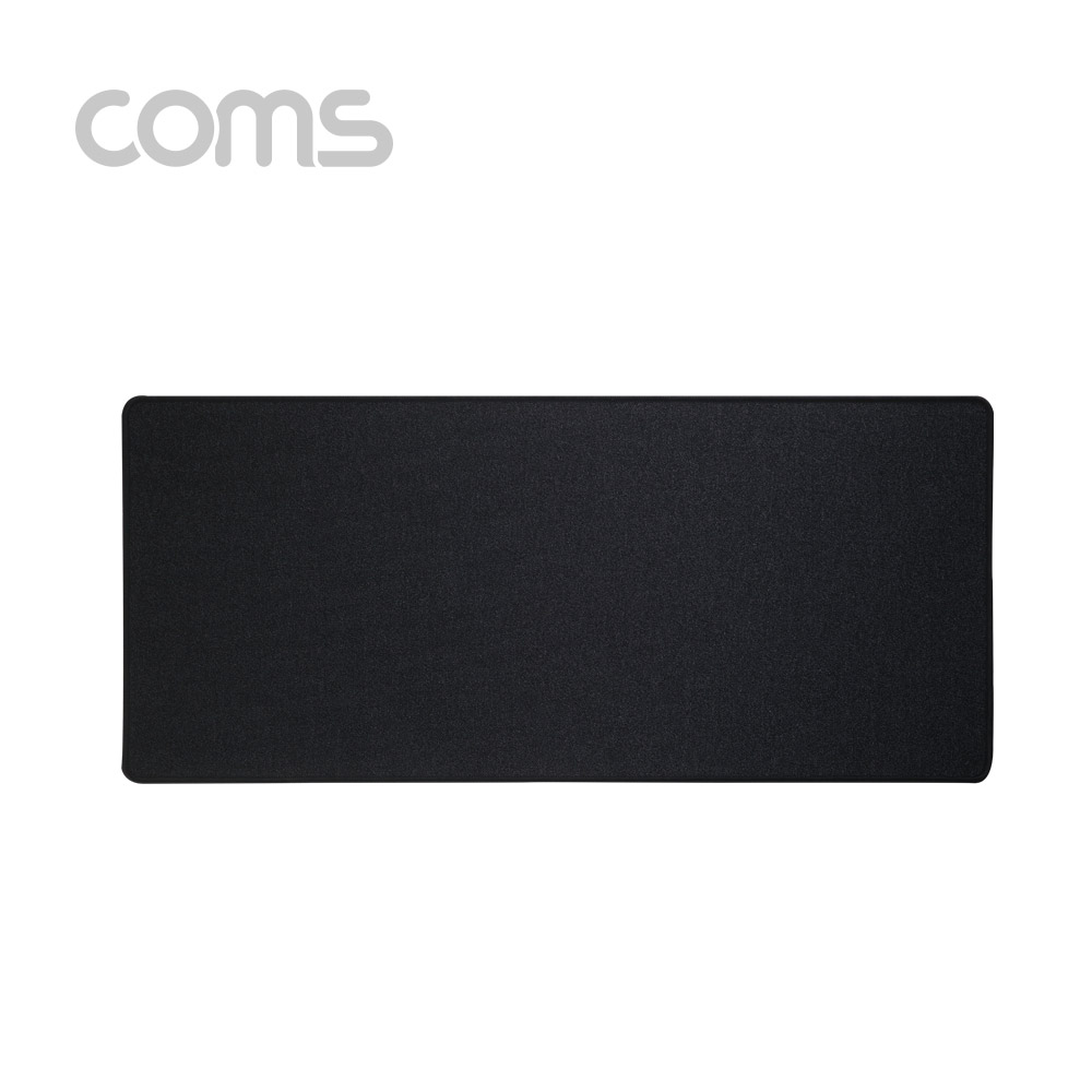 Coms 패브릭 키보드 패드 / Black / 300 x 700 x 3 (mm) / 블랙 컬러