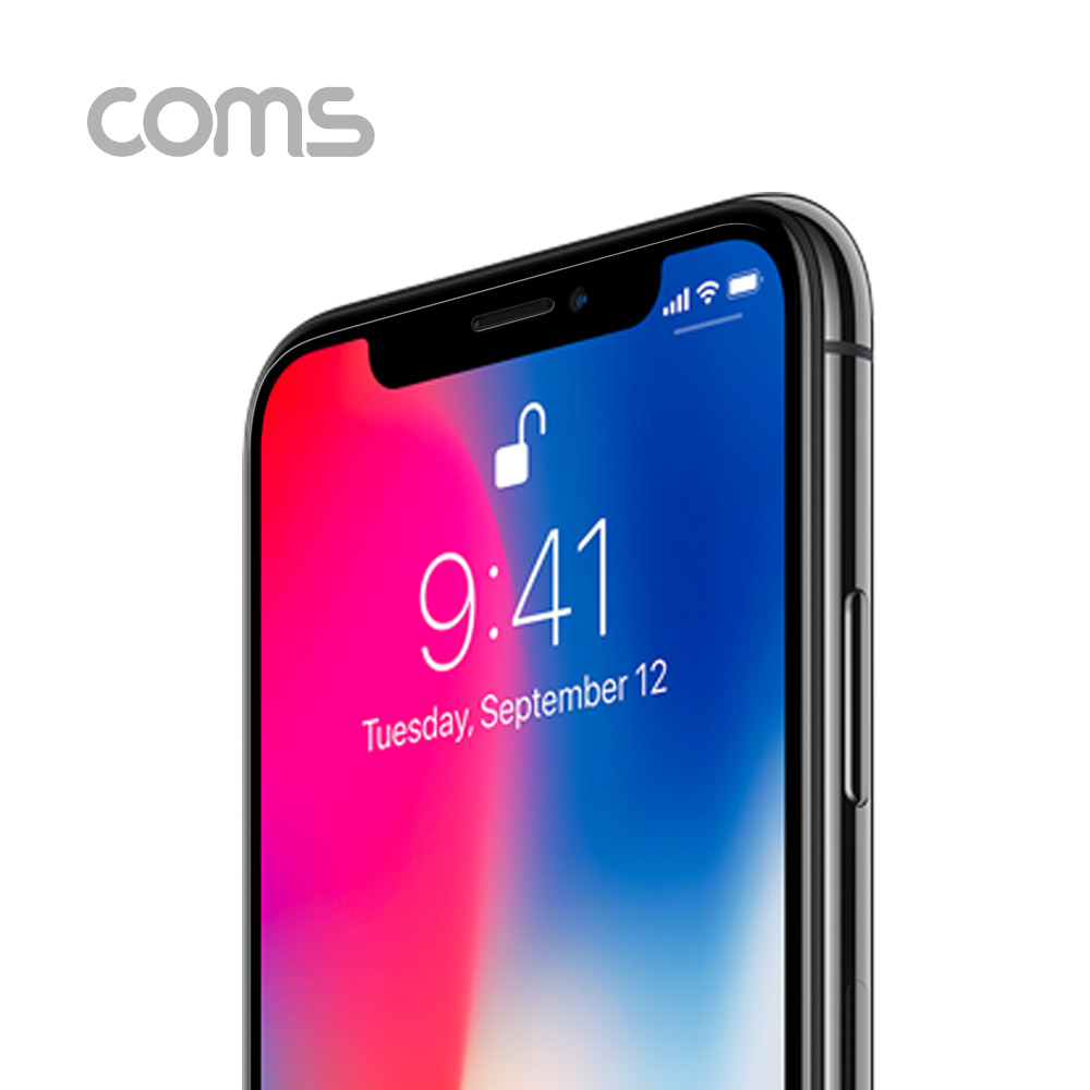 Coms 스마트폰 보호필름, iOS Phone 11 / 블랙