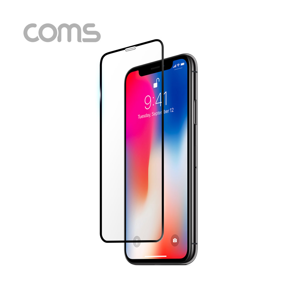 Coms 스마트폰 보호필름, iOS Phone 11 Pro MAX / 블랙