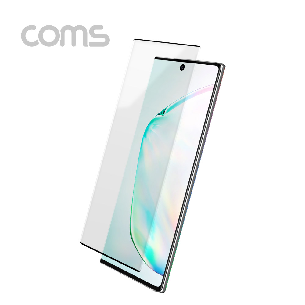 Coms 스마트폰 보호필름, 갤럭시 Note 10 / 블랙