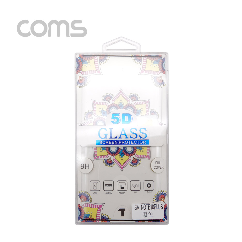 Coms 스마트폰 보호필름, 갤럭시 Note 10 Plus / 블랙