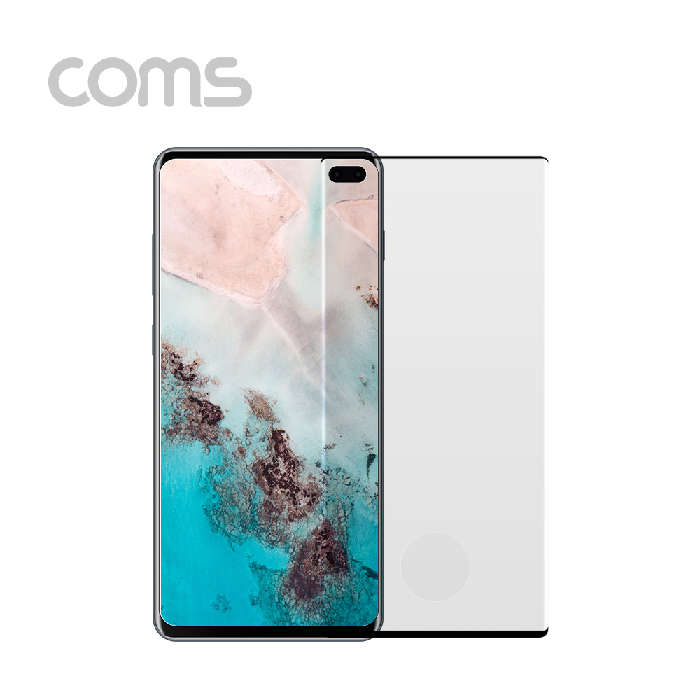 Coms 스마트폰 보호필름, 갤럭시S 10 Plus / 블랙
