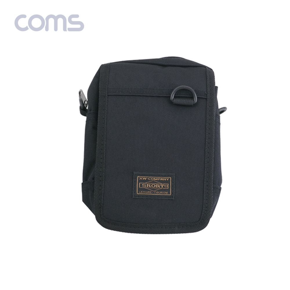 Coms 다용도 포켓 벨트 / 레저용 / 허리 벨트 / Black