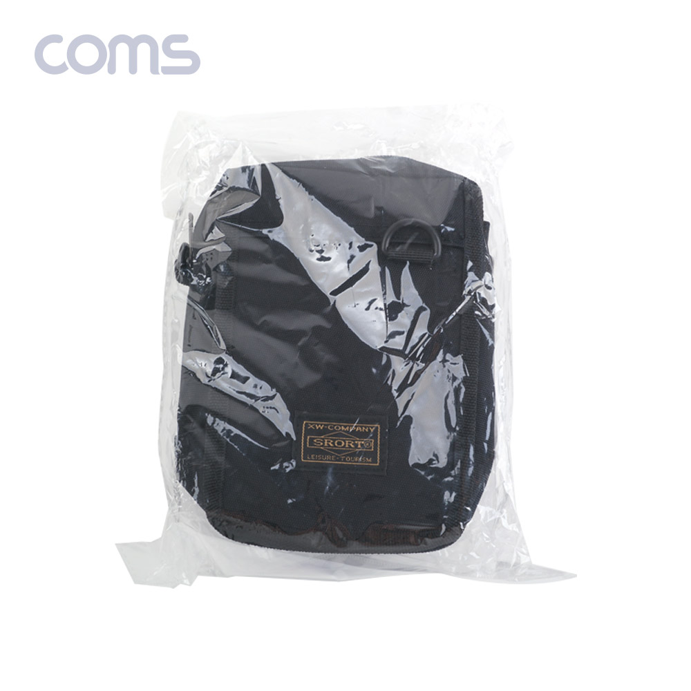 Coms 다용도 포켓 벨트 / 레저용 / 허리 벨트 / Black
