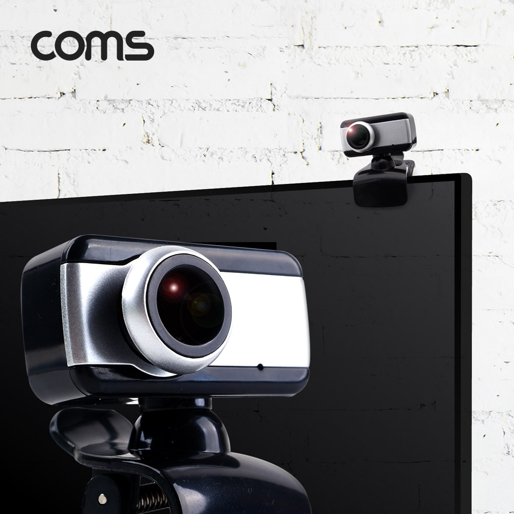 Coms 웹캠 카메라 / Webcam / 회전 / 마이크 내장 / 방송용 / 화상회의 / 화상수업용