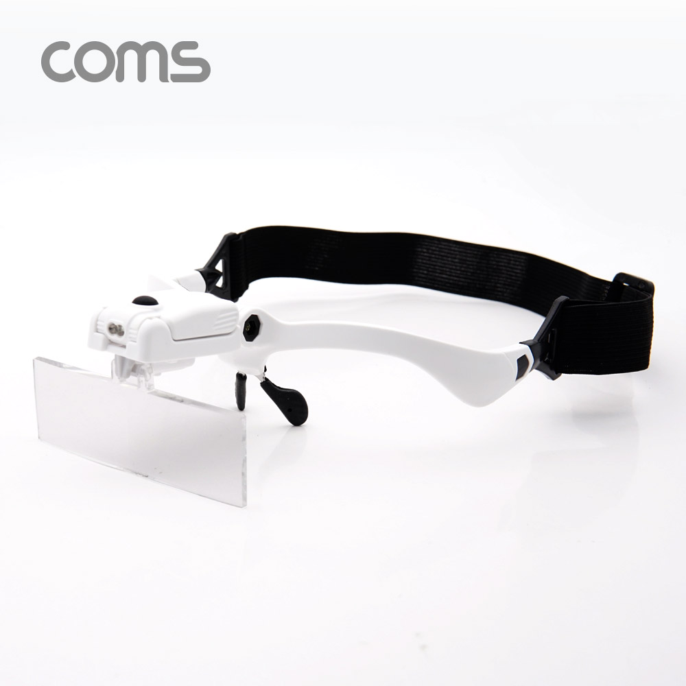 Coms 확대경(모자캡형) - 1.0X,1.5X,2.0X,2.5X,3.5X / 헤드라이트 / 안경형 / LED / 정밀 작업