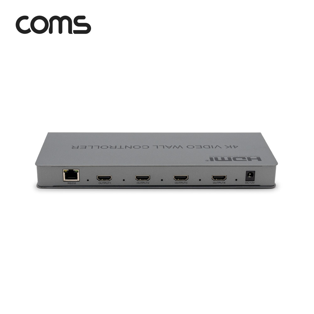 Coms HDMI 멀티비젼 1:4 / 2x2 / HDMI, DVI 비디오 월 컨트롤러 / 1080P FHD / TV WALL