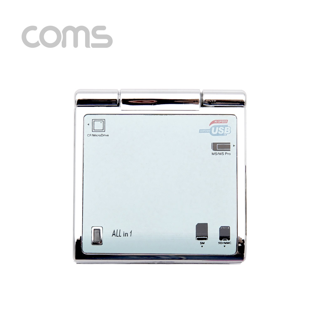Coms USB2.0 카드리더 올인원(거울형)/ ALL In 1