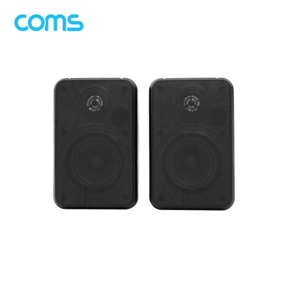 Coms 패시브 스피커 / 북쉘프 스피커 / 매장 스피커 / 실내 스피커 / 20W (2개 1세트)