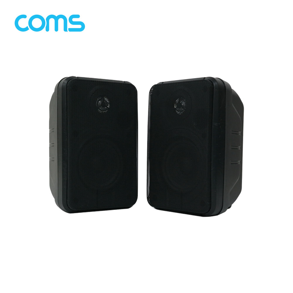 Coms 패시브 스피커 / 북쉘프 스피커 / 매장 스피커 / 실내 스피커 / 20W (2개 1세트)