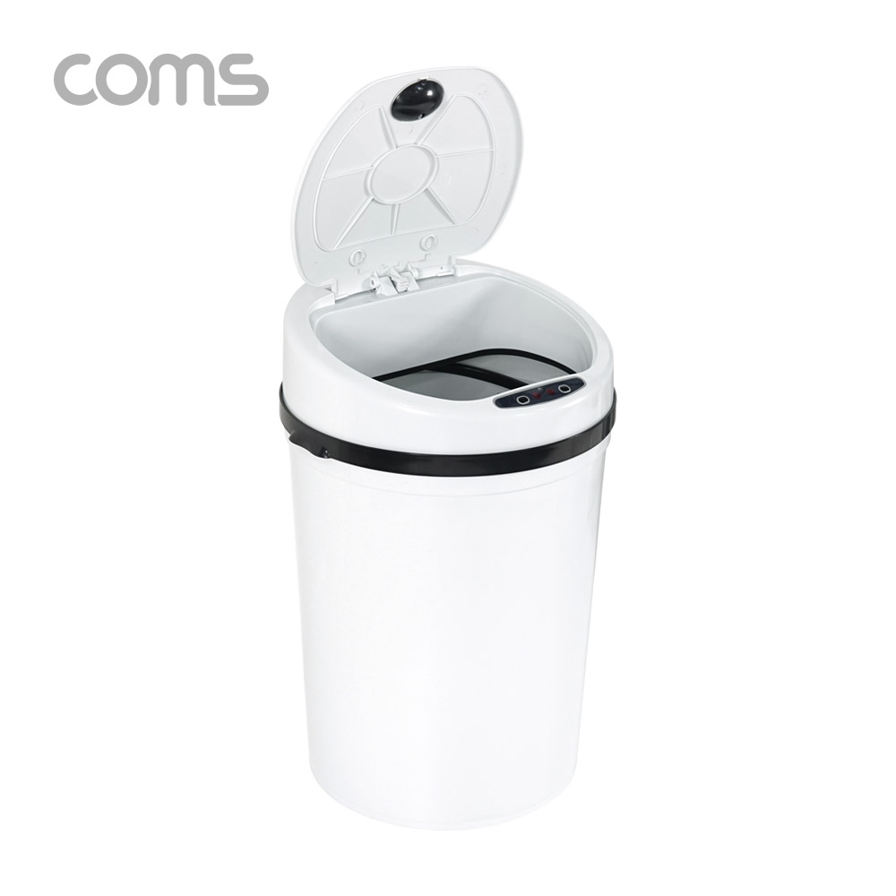 Coms 자동 모션센서 휴지통 / 쓰레기통 / 대형 / 주방 / 거실 / 사무실 / 10L