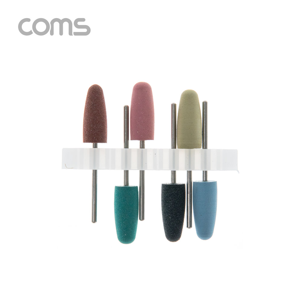 Coms 연마 드릴비트 / 고무재질 / 6개입