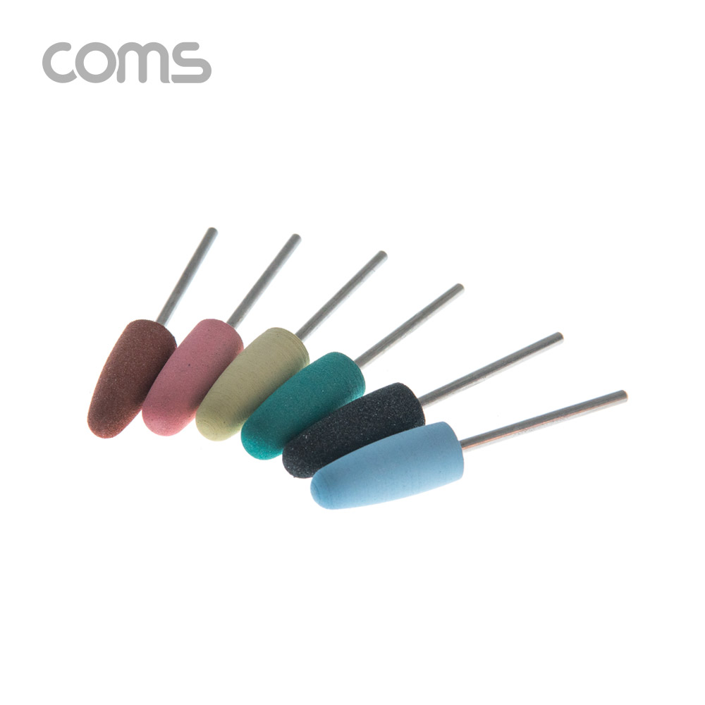 Coms 연마 드릴비트 / 고무재질 / 6개입