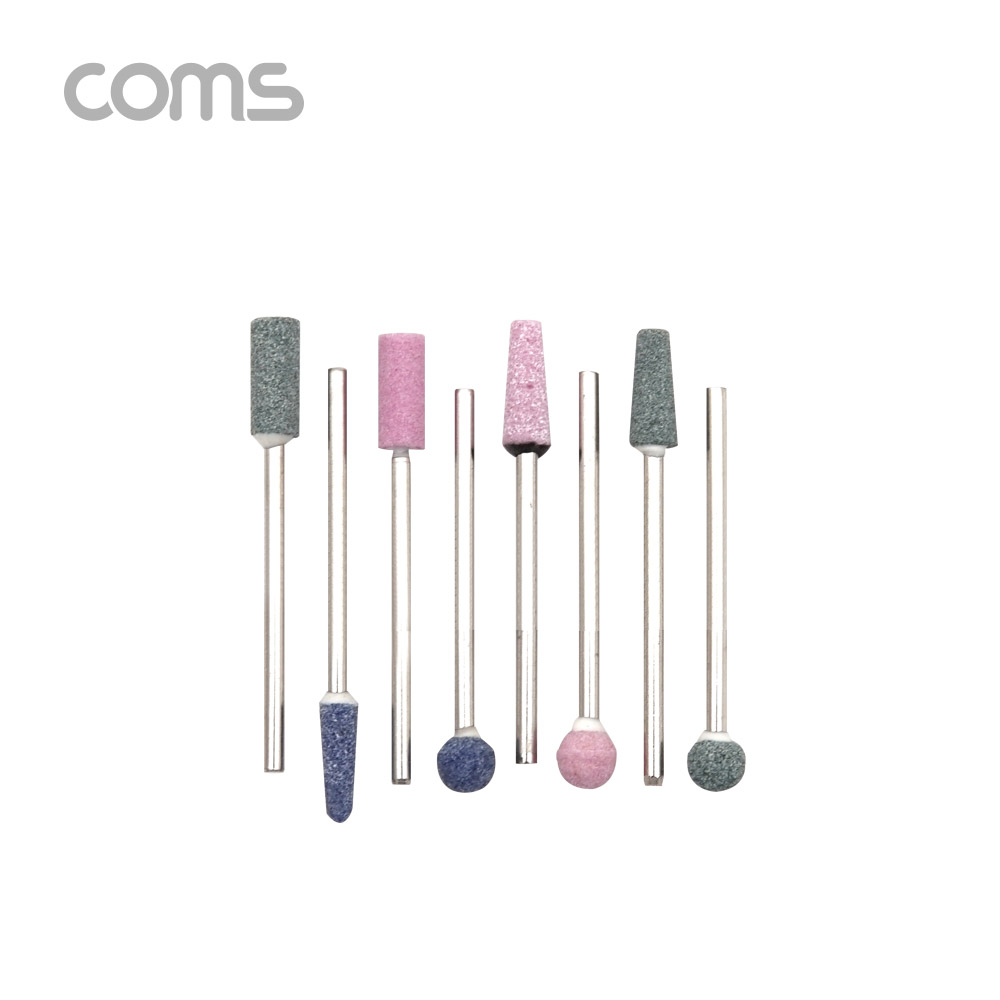 Coms 연마 드릴비트 8pcs / 자갈 가루 재질 / 광택 / 가공