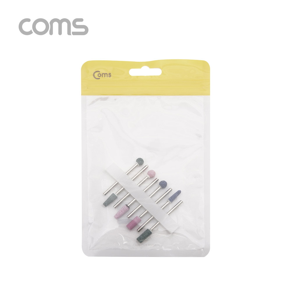 Coms 연마 드릴비트 8pcs / 자갈 가루 재질 / 광택 / 가공