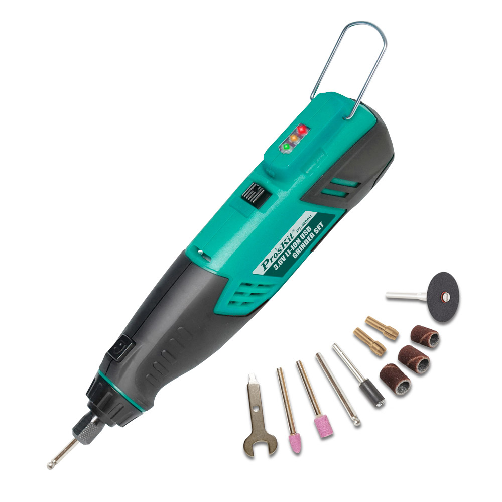 PROKIT (PT-5206U) 3.7V USB 전동 그라인더 세트 / 초고속 20,000 RPM