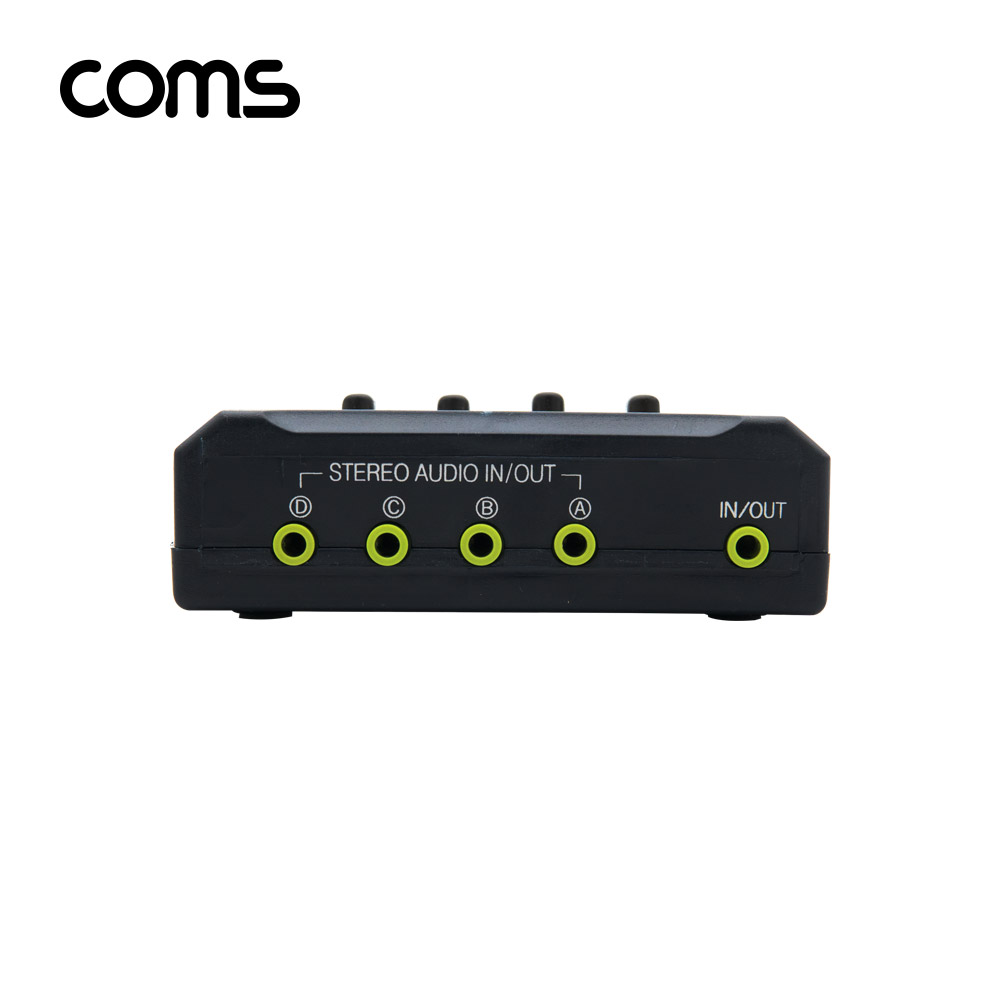 Coms Stereo 수동 선택기 4:1