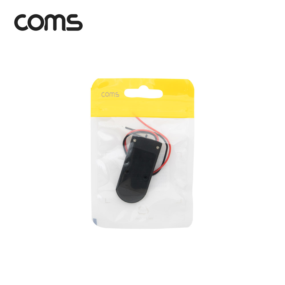 Coms CR2032 건전지 2구 커버 스위치 홀더 / 배터리 홀더 / 2선 전원 제작용