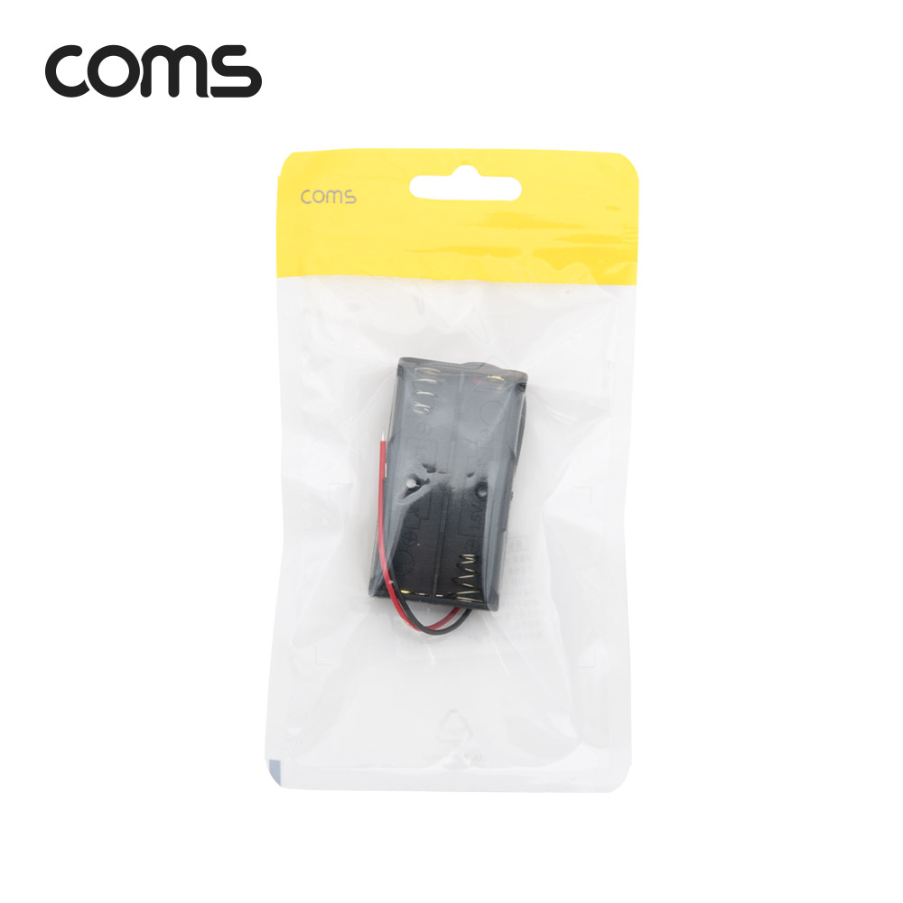 Coms 건전지 홀더 / 배터리 홀더 / 2선 전원 / AA x 2ea
