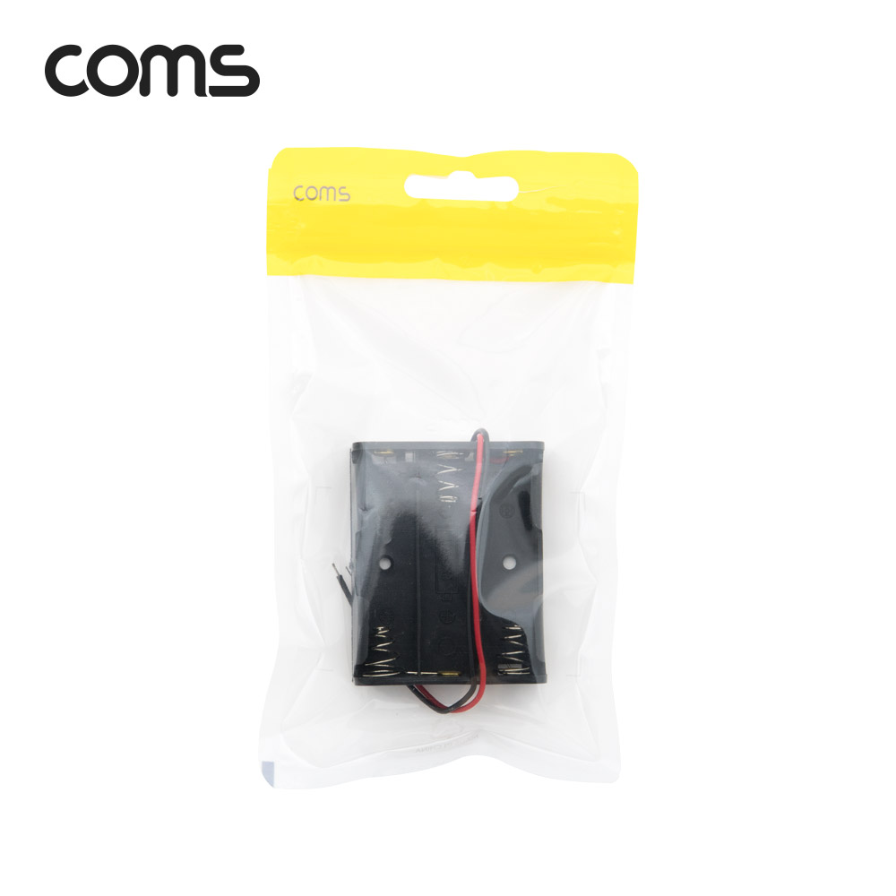 Coms 건전지 홀더 / 배터리 홀더 / 2선 전원 / AA x 3ea