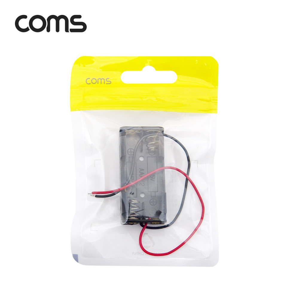 Coms 건전지 홀더 / 배터리 홀더 / AAAx2ea / 2선 전원 케이블 / 제작용