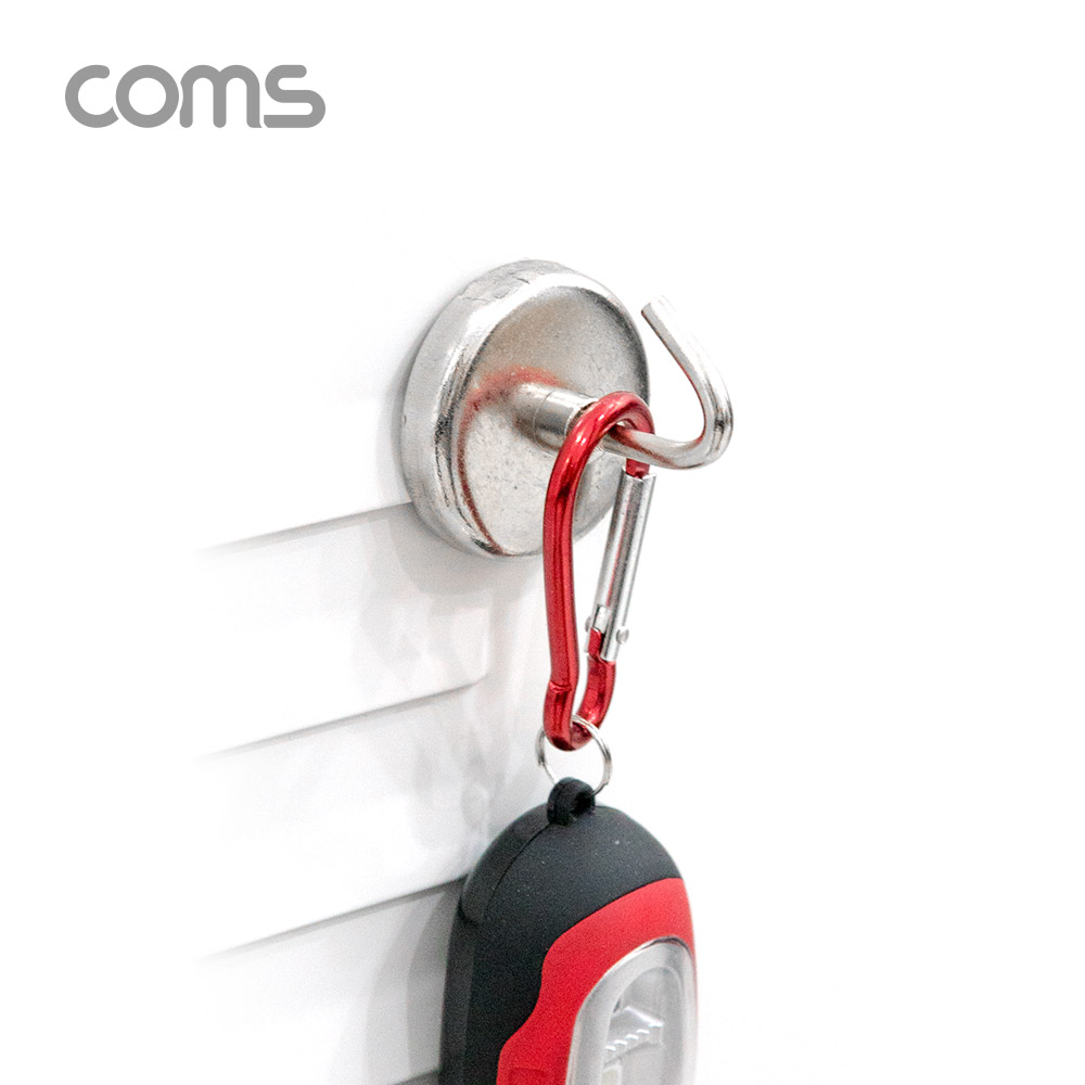 Coms 자석 후크(10pcs) / 최대 하중 : 8Lbs(3.6kg) / 1.5형 / 10개입