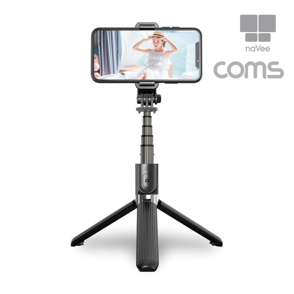 Coms 나비 셀피스틱 / 셀카봉 / 거치대 / NV13-SFS10