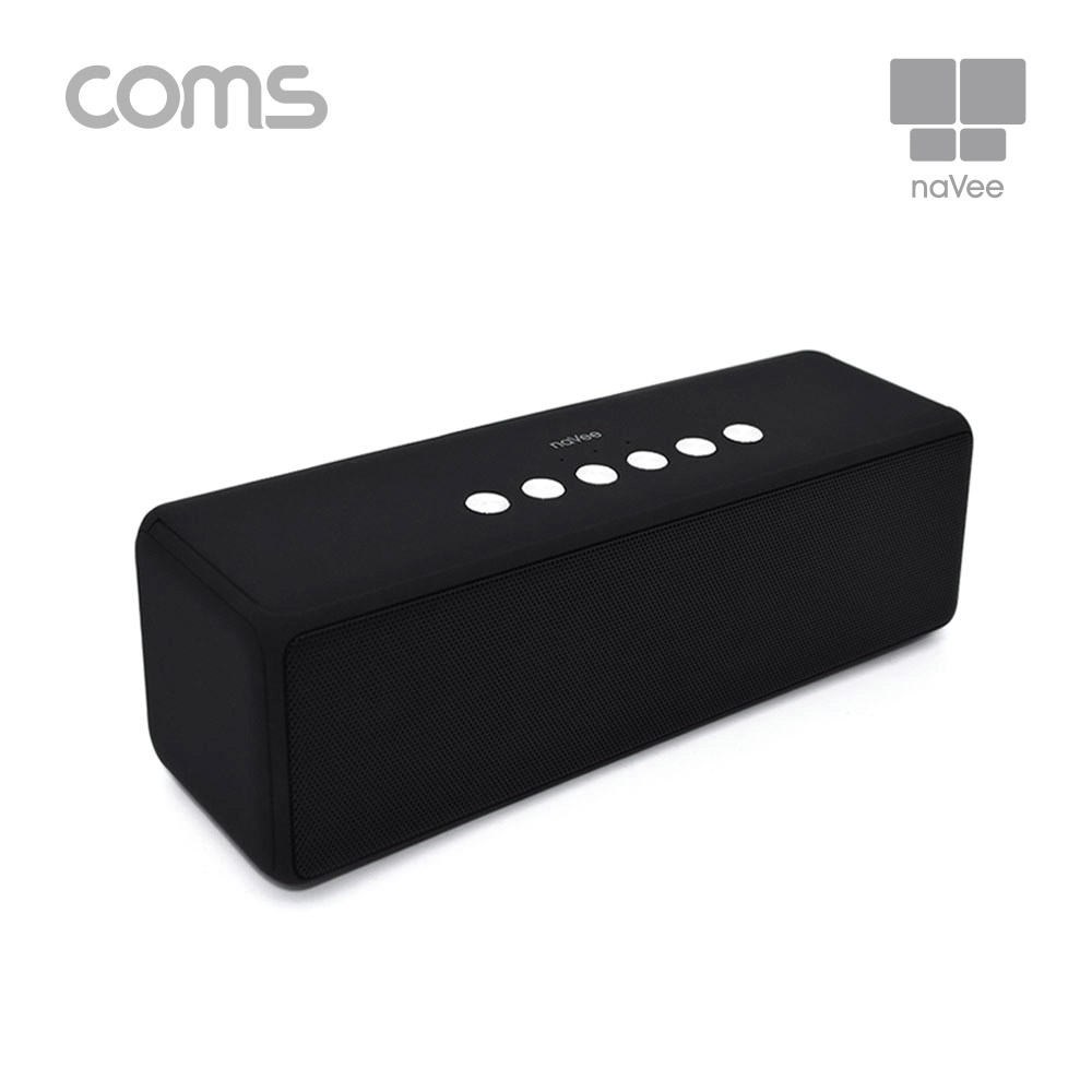 Coms  나비 블루투스 스테레오 스피커&플레이어 / NV70-BTS10