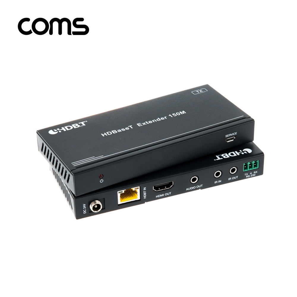 Coms HDMI 리피터(RJ45) 송수신기 세트 / 4K@60Hz 60M / 1080P 60Hz 150M
