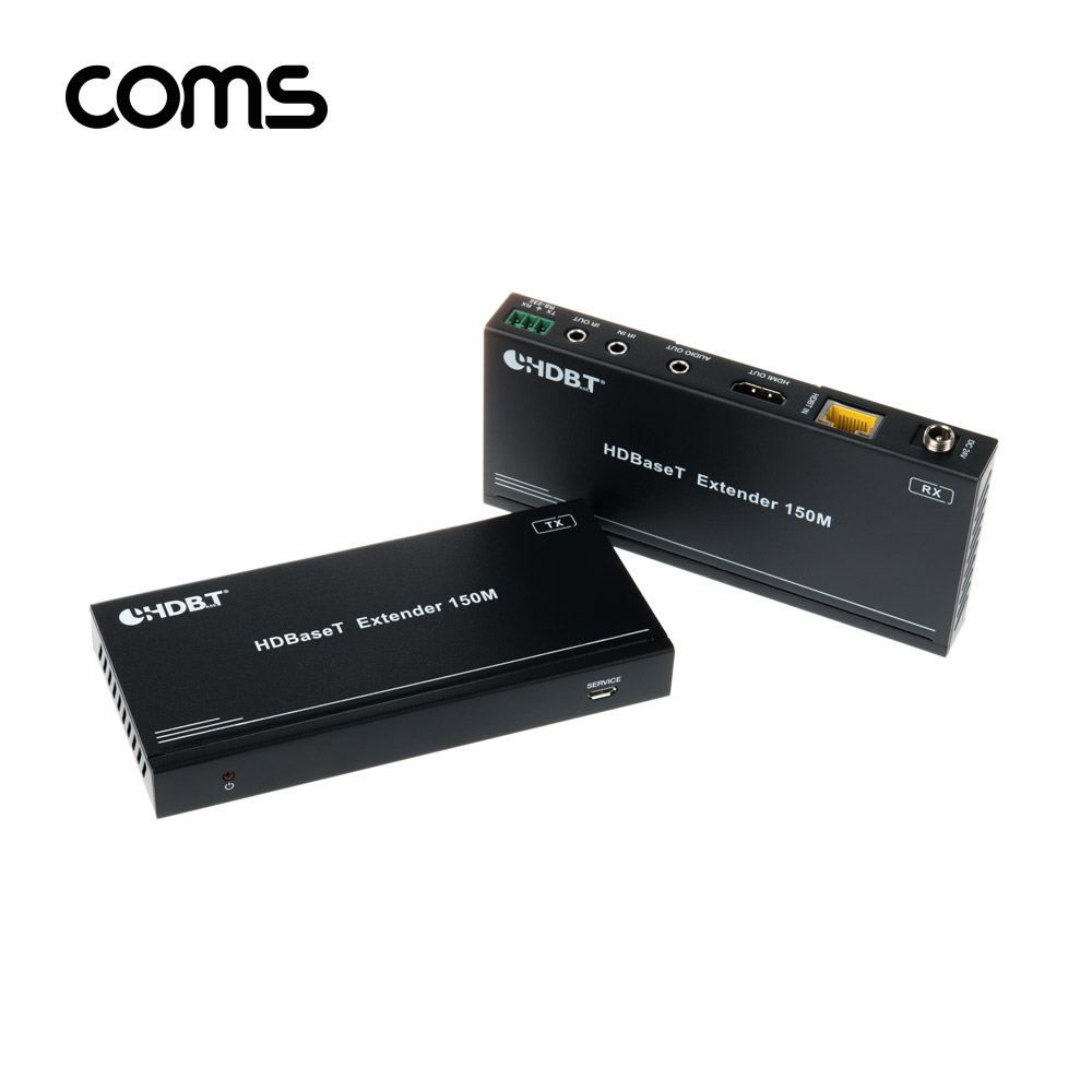 Coms HDMI 리피터(RJ45) 송수신기 세트 / 4K@60Hz 60M / 1080P 60Hz 150M