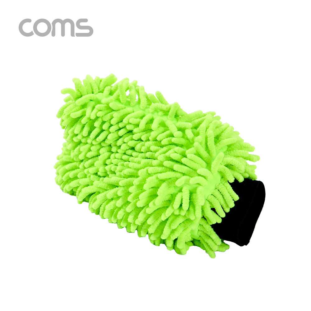 Coms 차량용 극세사 타올 / 장갑형 / 워시미트 / 다용도