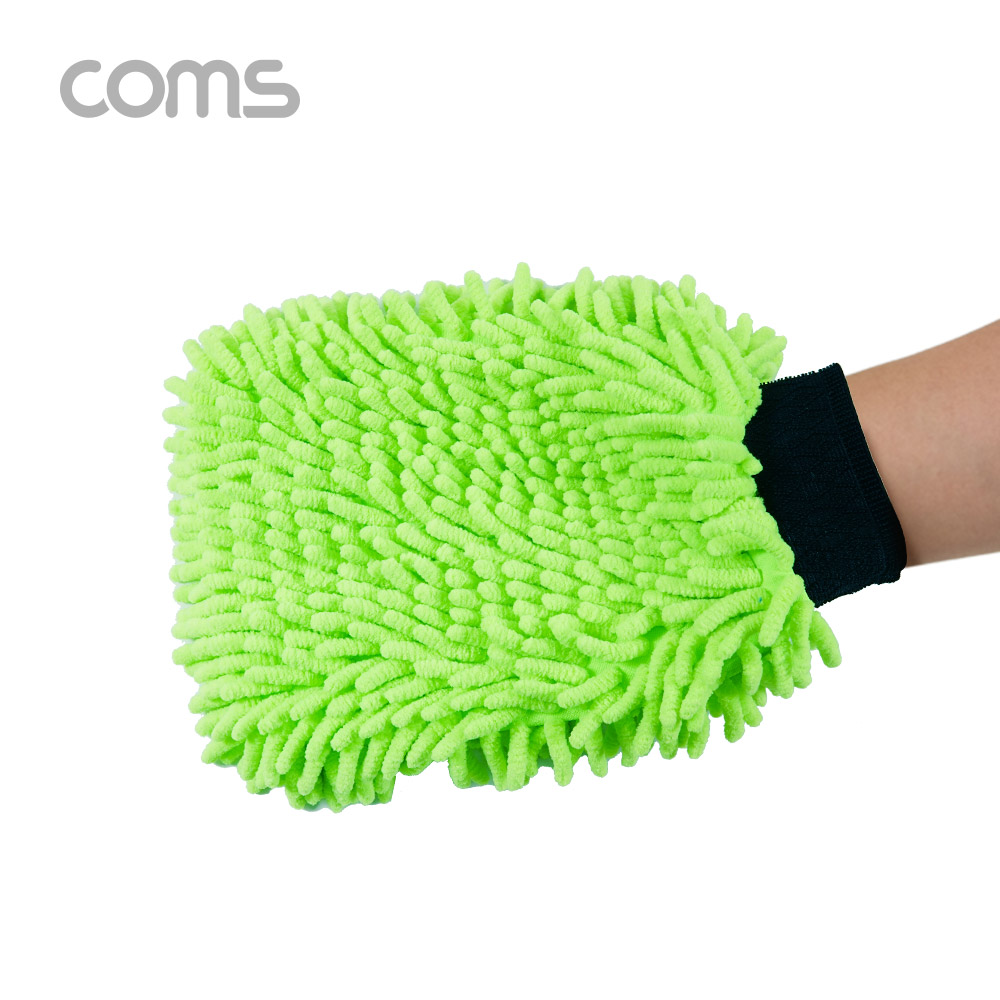 Coms 차량용 극세사 타올 / 장갑형 / 워시미트 / 다용도