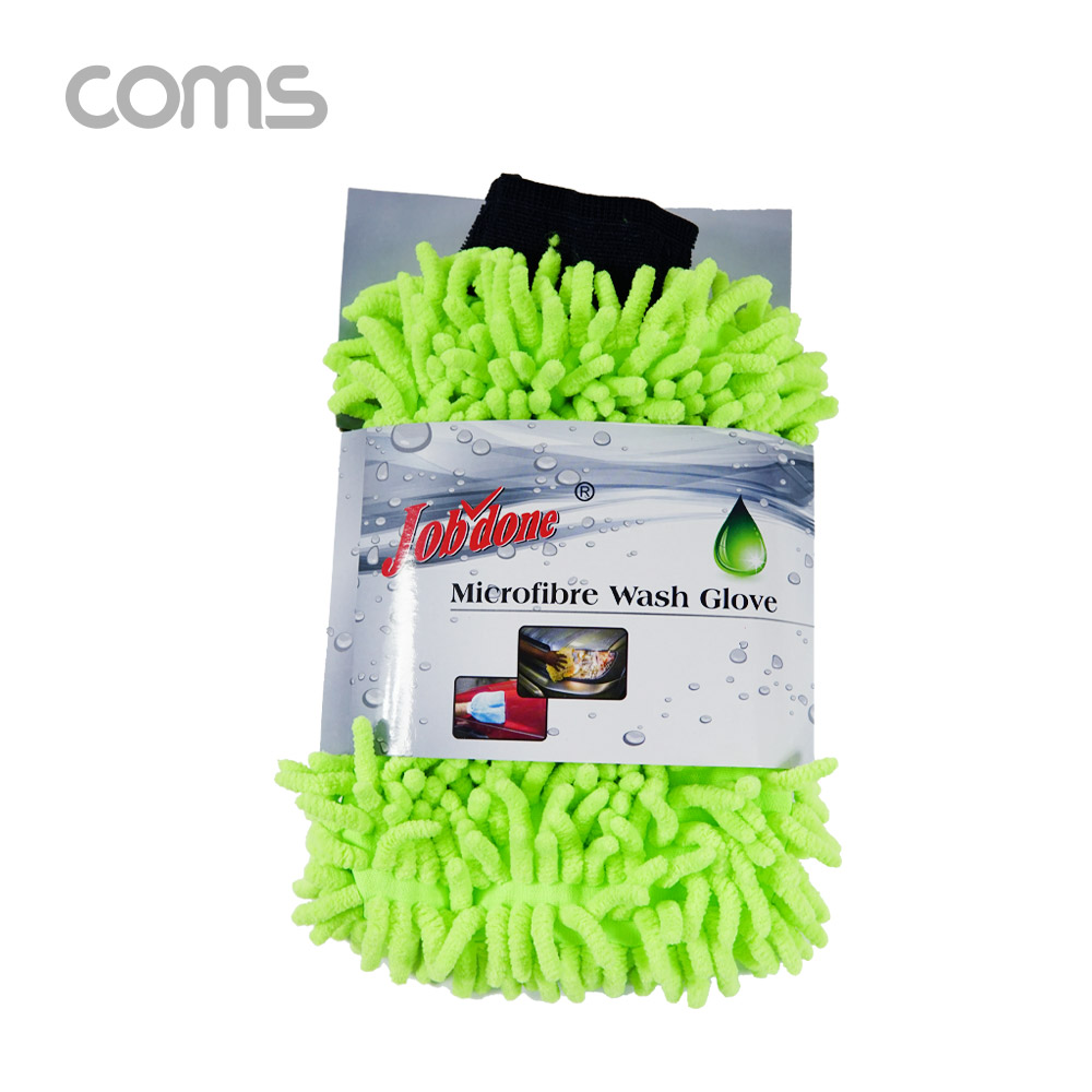 Coms 차량용 극세사 타올 / 장갑형 / 워시미트 / 다용도