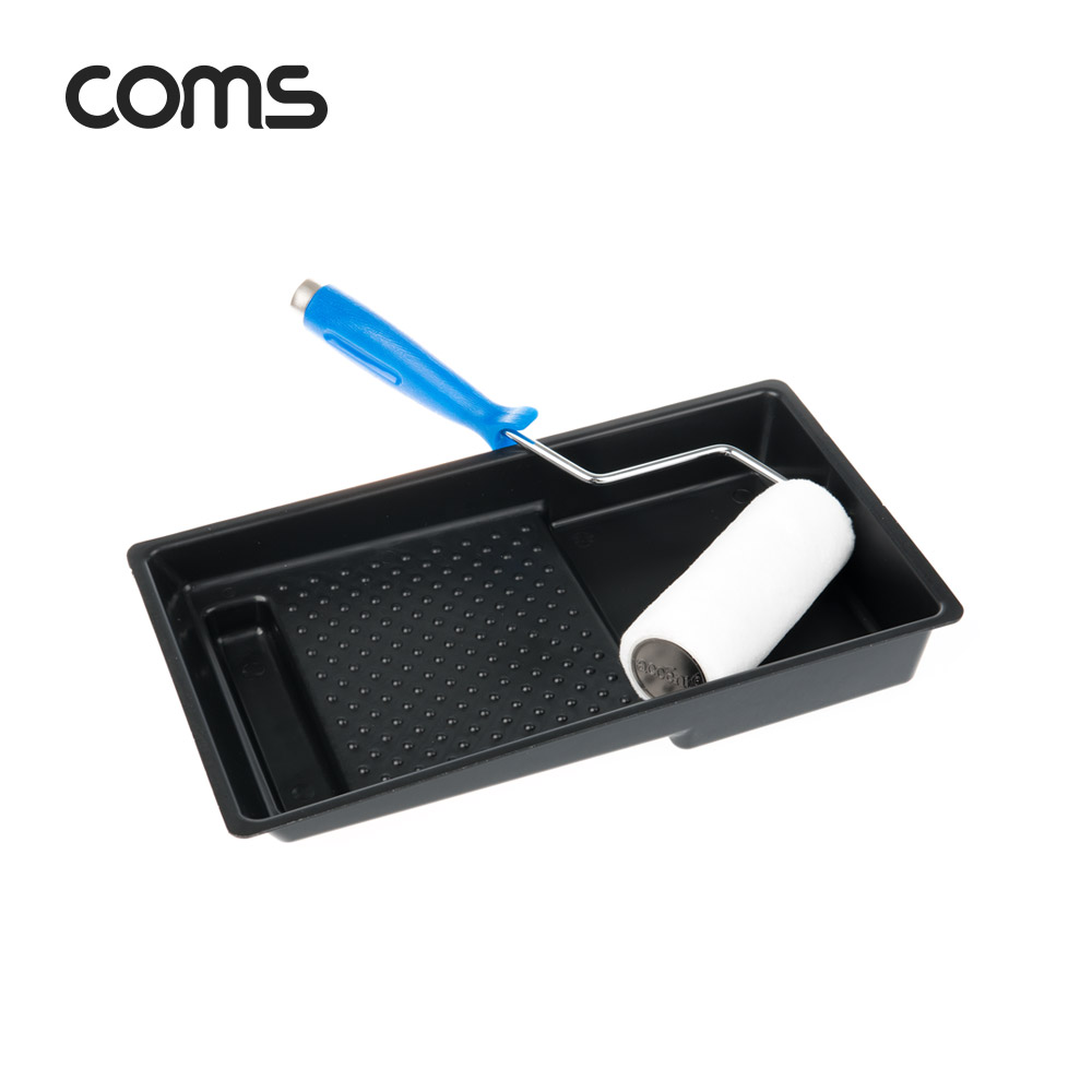 Coms 페인트 롤러&트레이 세트 / 셀프 페인트 작업 / 13cm